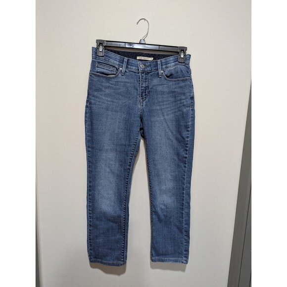 Levi's Jeans Women's Size 6 Blue Perfect Waist 525 Straight Leg - Picture 1 of 4